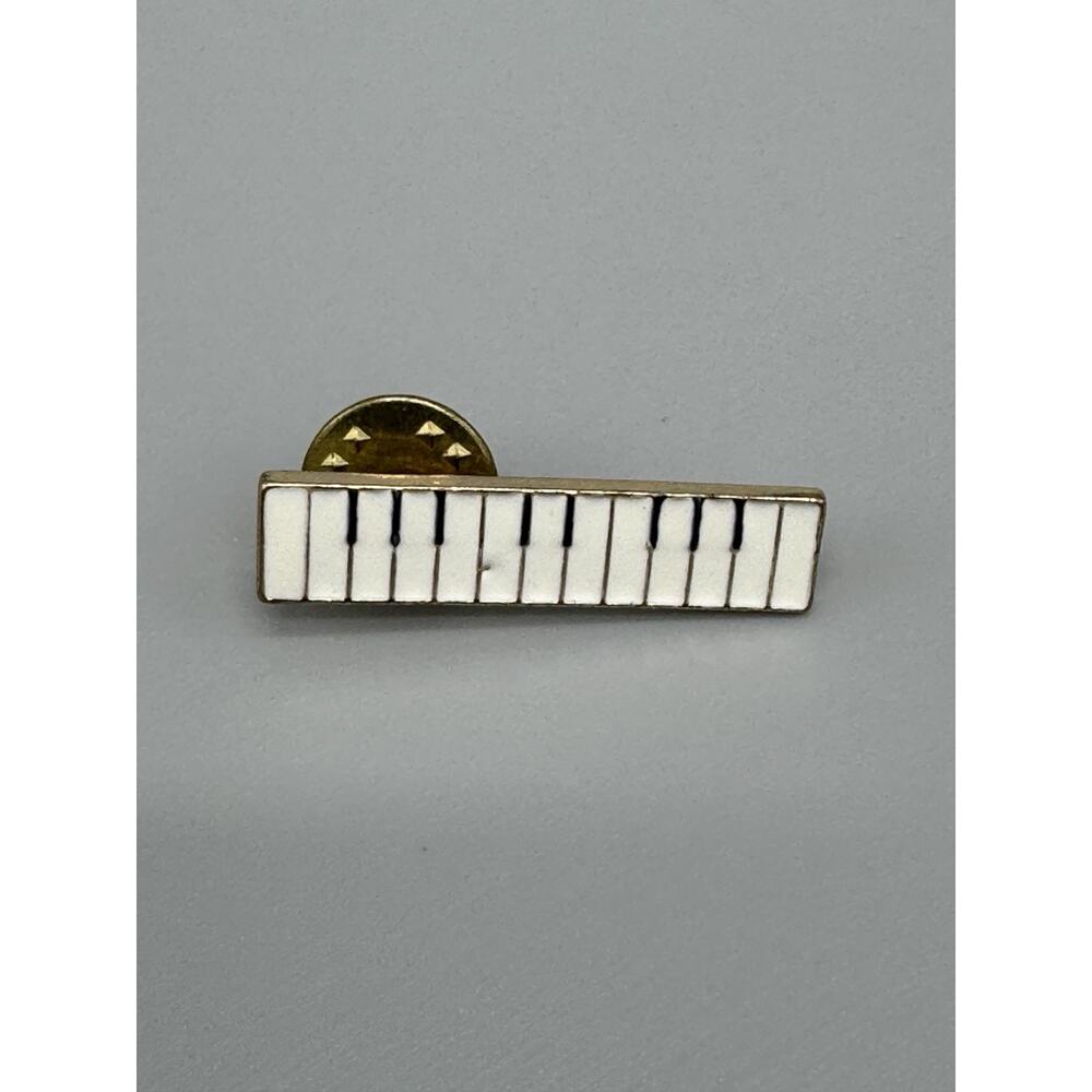 Vintage Piano Keys Keyboard Small Miniature Lapel Pin